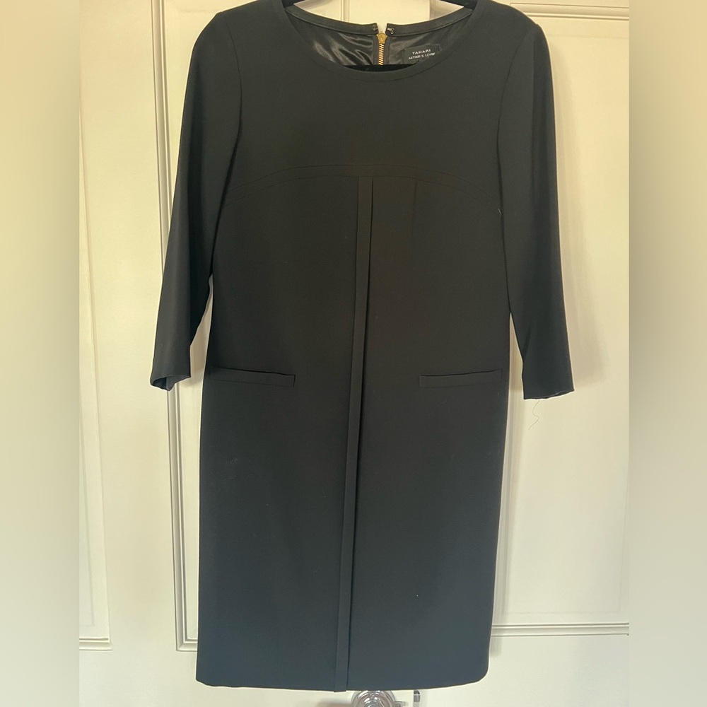 Tahari long sleeved dress